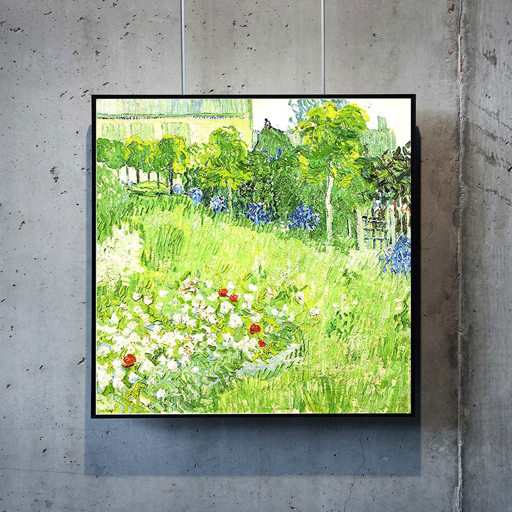 백앤아트 빈센트 반 고흐 (Gogh) 도비니의 정원 꽃 캔버스 명화 그림 액자
